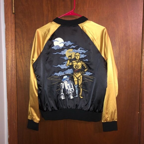 Star Wars C-3PO Satin Souvenir Jacket - Picture 8 of 9